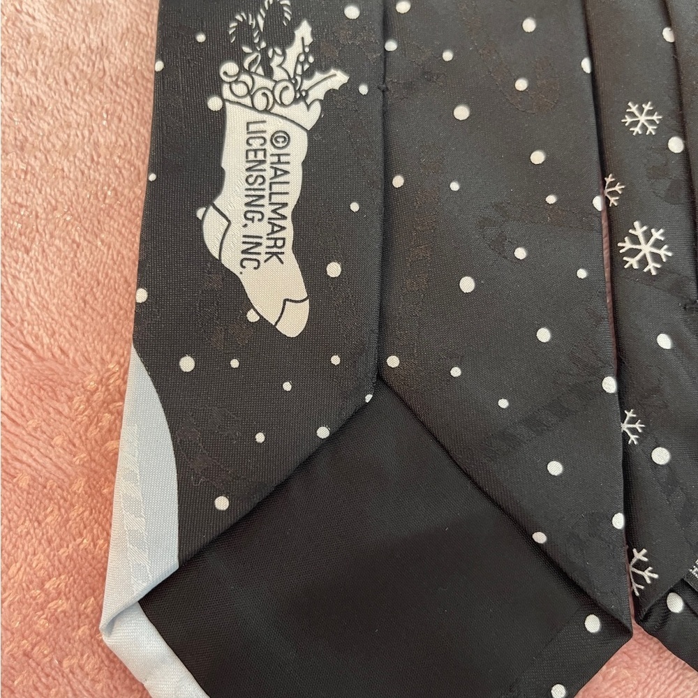 Patriotic Snowman Black Tie - Picture 8 of 9